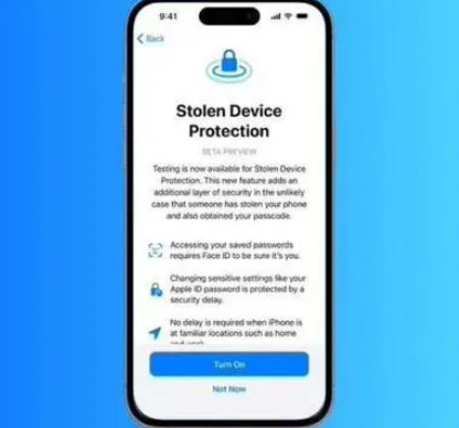 平泉苹果授权维修店分享被盗设备保护功能开启方法 
