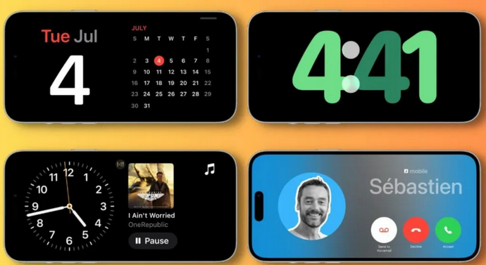 平泉苹果手机维修分享iOS17横屏充电待机显示有什么好处 